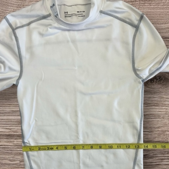 Under Armour Mock Neck Fleece Lined Coldgear Long Sleeve Sz: S - Picture 5 of 7